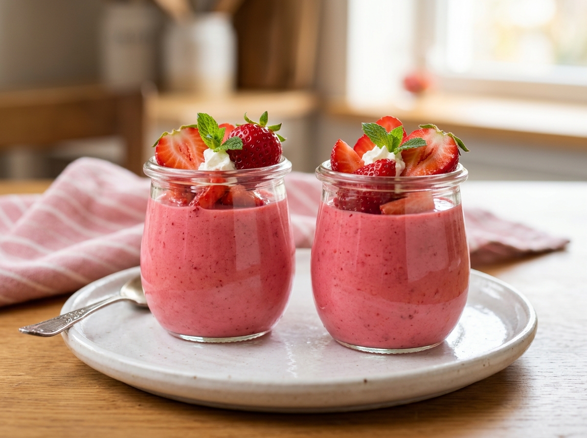 Strawberry Custard